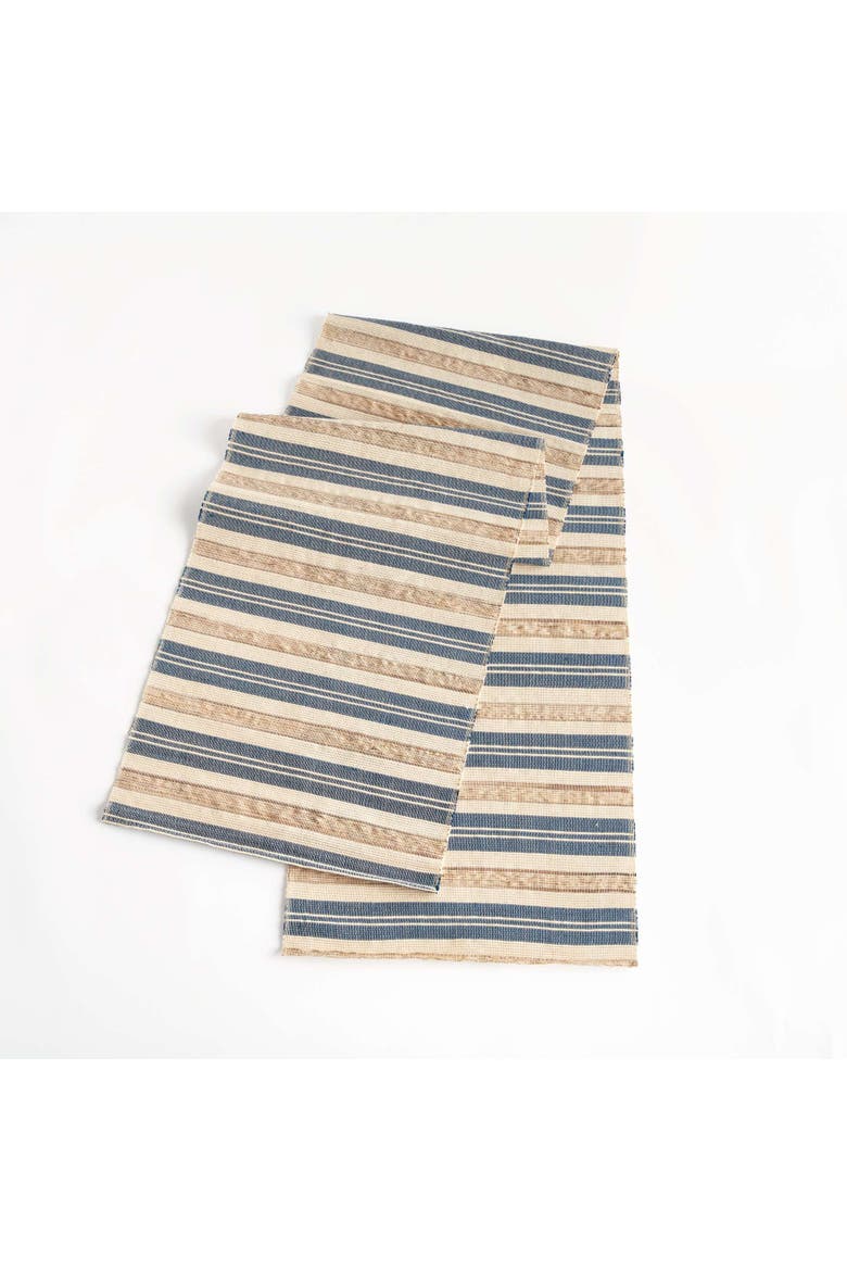 Barclay Butera Sycamore Canyon Striped Runner, Alternate, color, Blue