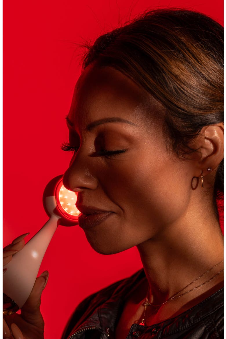 Clean Redvolution Red LED Light Therapy & Facial Cleansing Device, Alternate, color, CREAM