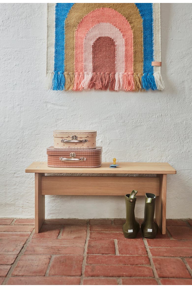 Follow The Rainbow Mini Wall Rug, Alternate, color, Multi