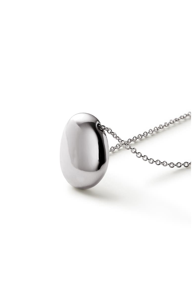 Pendant Necklace - Pebble Mini, Alternate, color, Silver