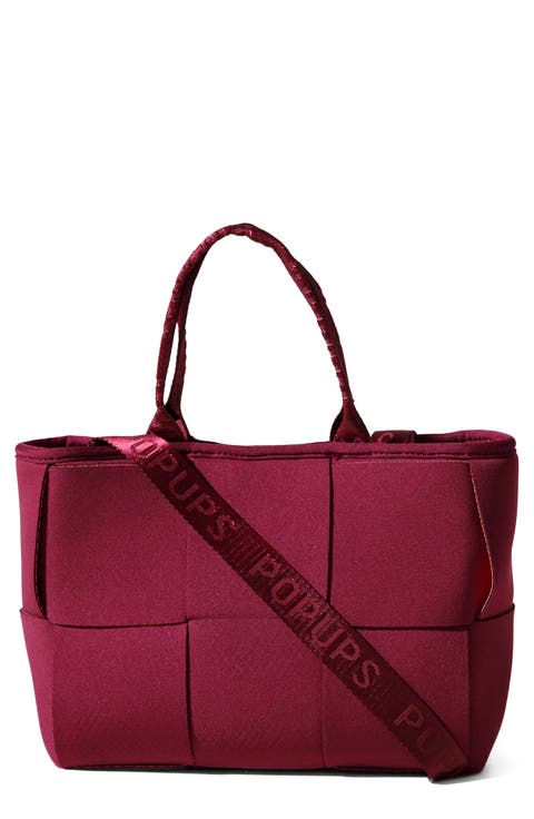 Water Resistant Woven Neoprene Mini Tote Bag