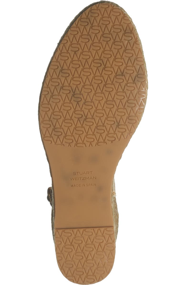 Stuart Weitzman Distia Espadrille Wedge Sandal, Alternate, color, Adobe