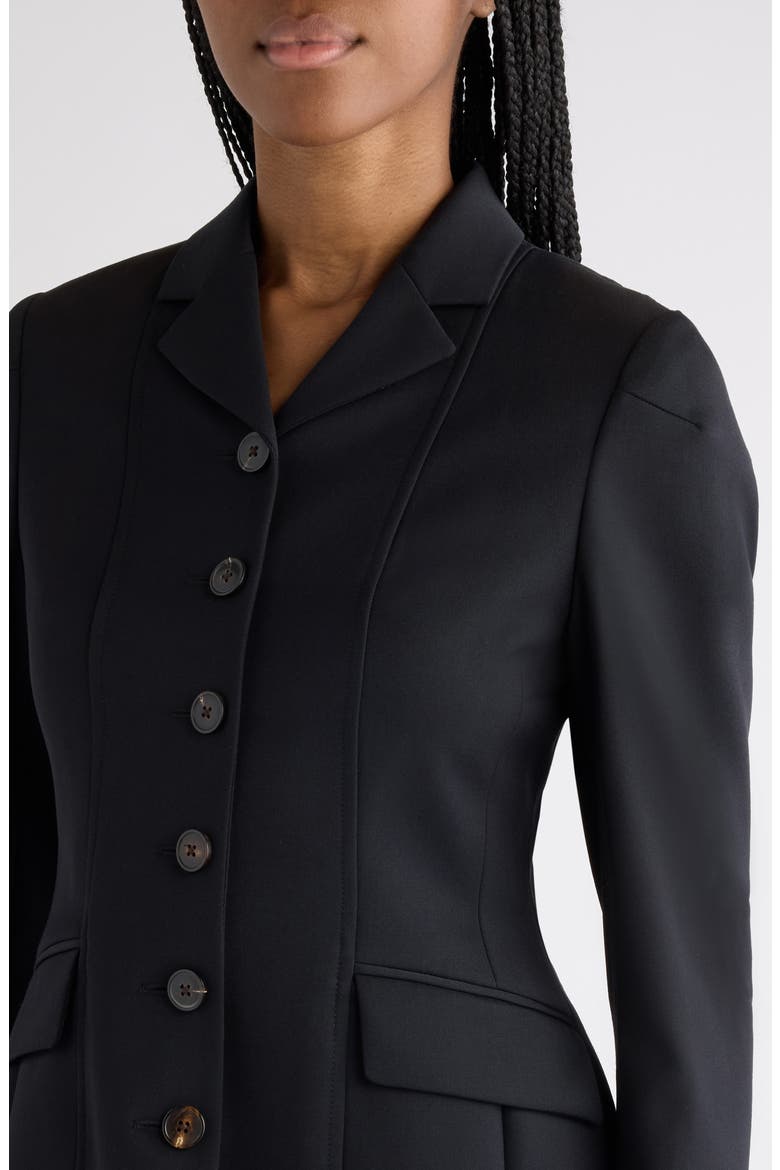 Wool Gabardine Jacket, Alternate, color, BLACK