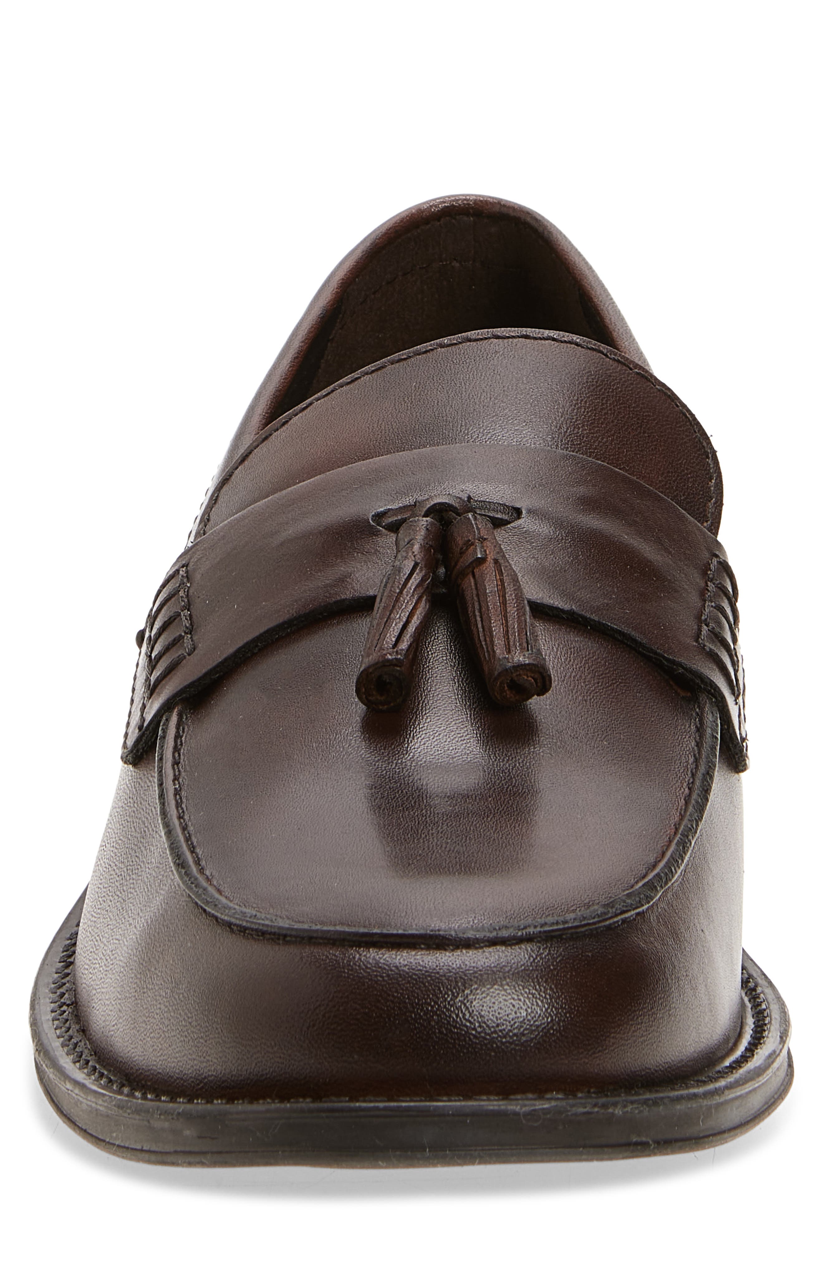 Daimon Tassel Loafer, Alternate, color, BROWN