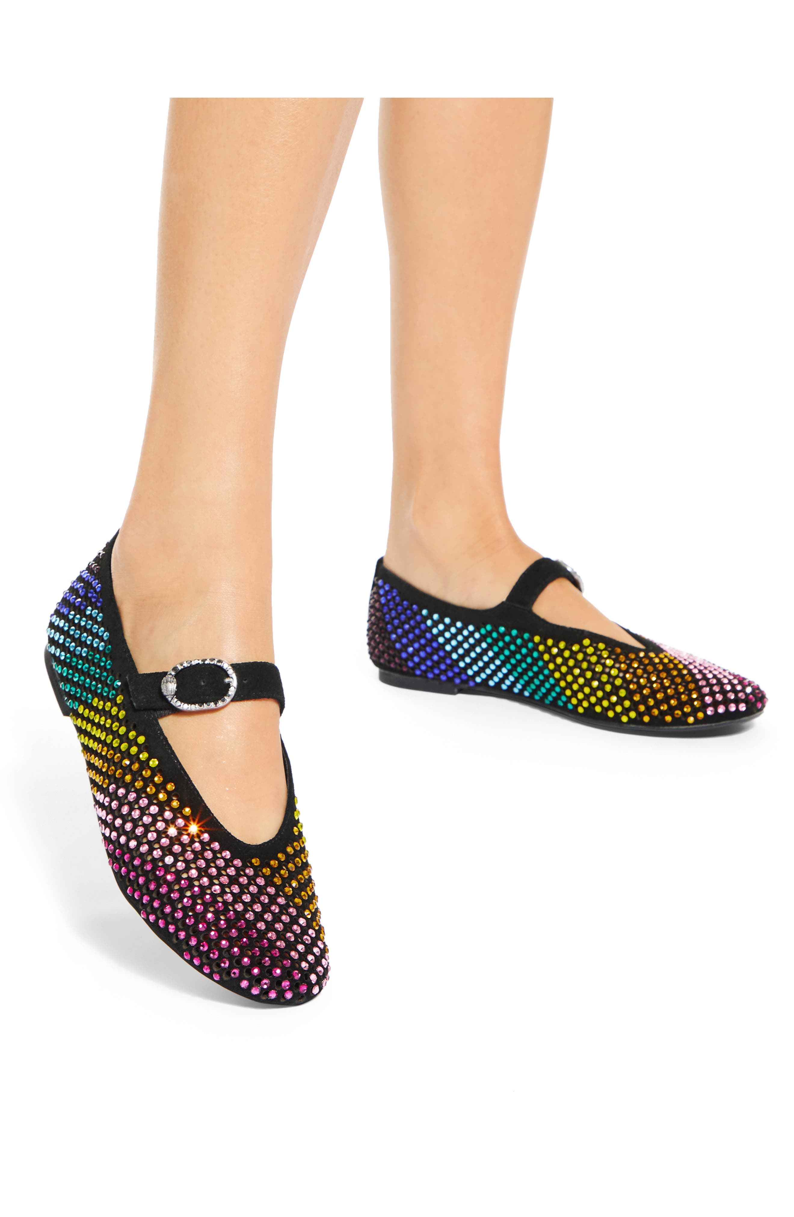 Kurt Geiger London Mayfair Mary Jane Flat, Alternate, color, Charcoal