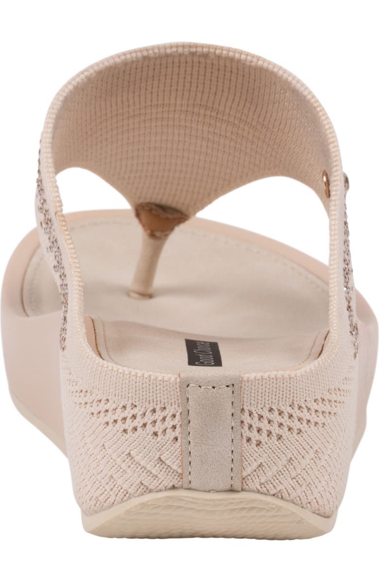 GOOD CHOICE NEW YORK Evanti Wedge Sandal, Alternate, color, Beige