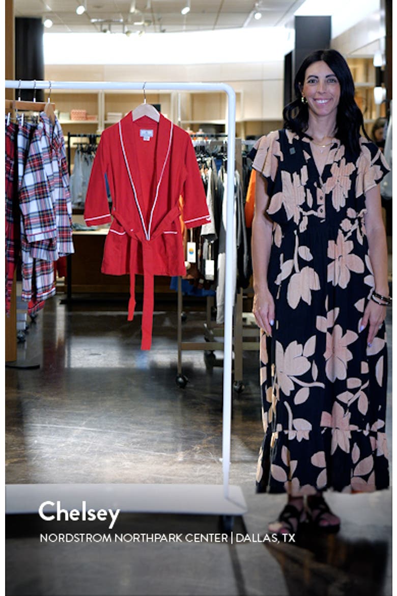Kids' Red Flannel Robe video
