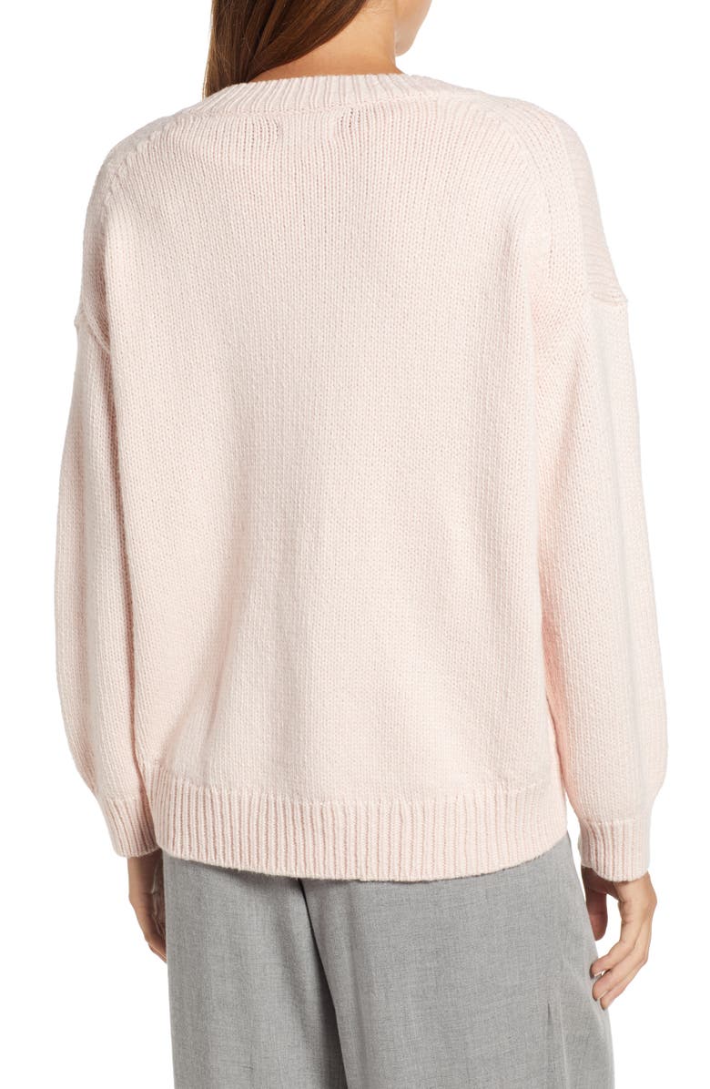 Lou & Grey Abbreviated Boyfriend Cardigan, Alternate, color, 