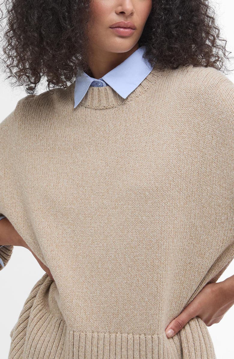 Barbour Cassandra Cotton & Wool Blend Sweater, Alternate, color, 