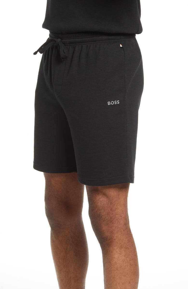 BOSS Men's Waffle Knit Shorts, Alternate, color,