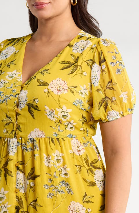 Verisa Flora Tiered Maxi Dress