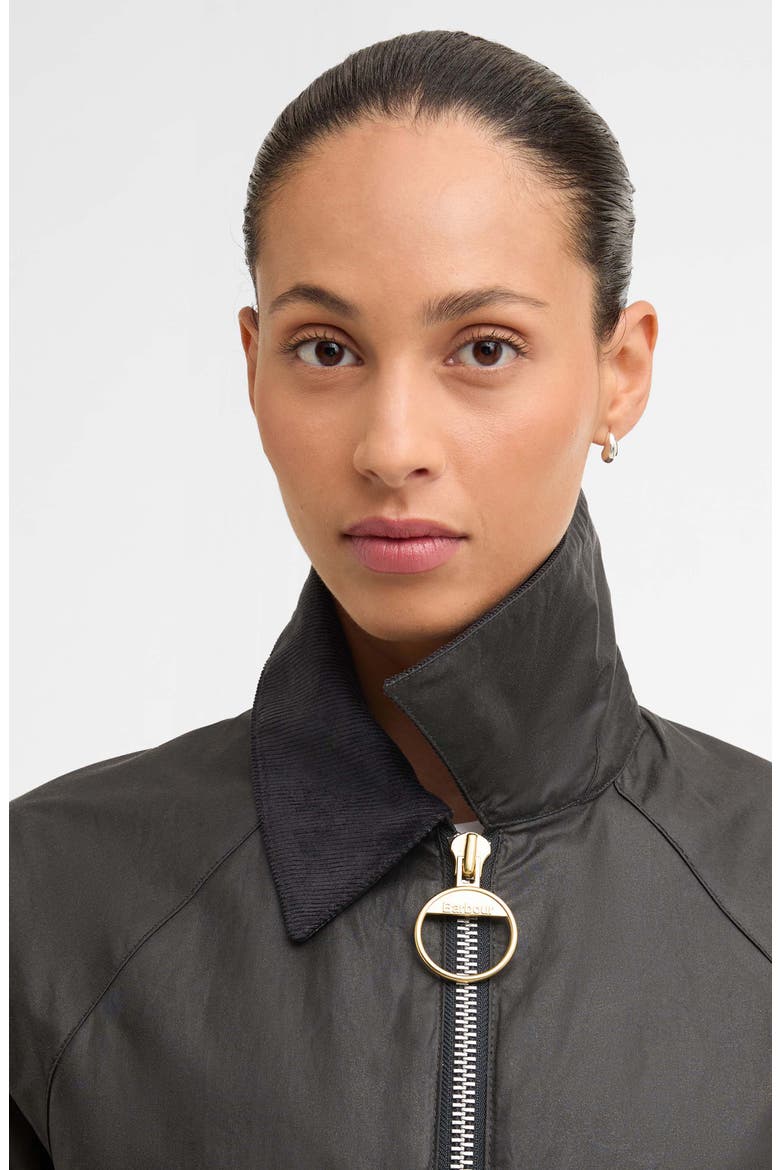Marron Waxed Cotton Jacket, Alternate, color, GREY/ DRESS