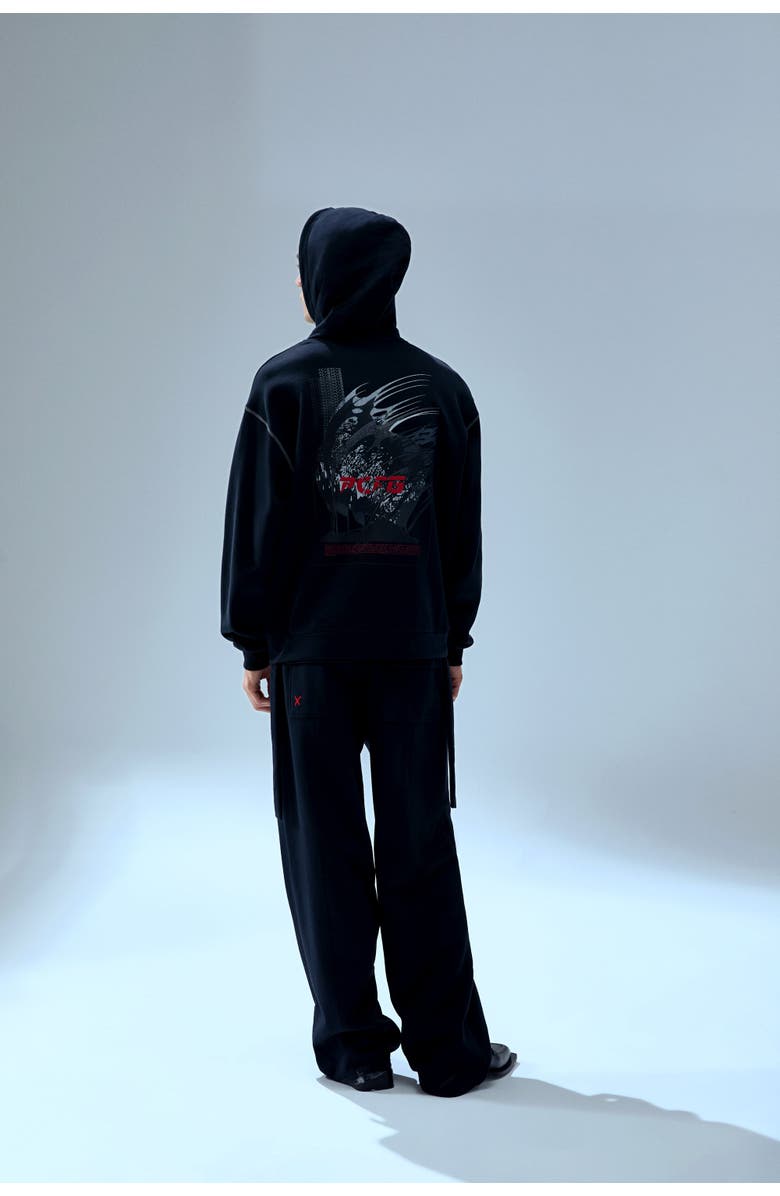 PCFG Pure Organic Cotton Your *Itch Oversize Hoody, Alternate, color, Black