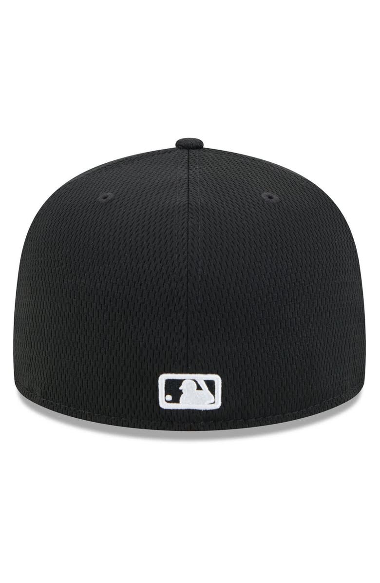 New Era Men's New Era Black Tampa Bay Rays 2025 MLB Clubhouse 59FIFTY Fitted Hat, Alternate, color, 