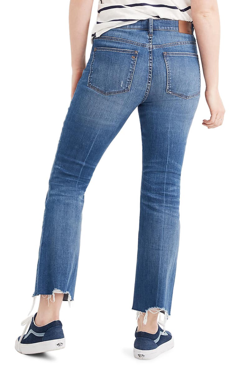 Madewell Cali Demi Boot Jeans, Alternate, color,