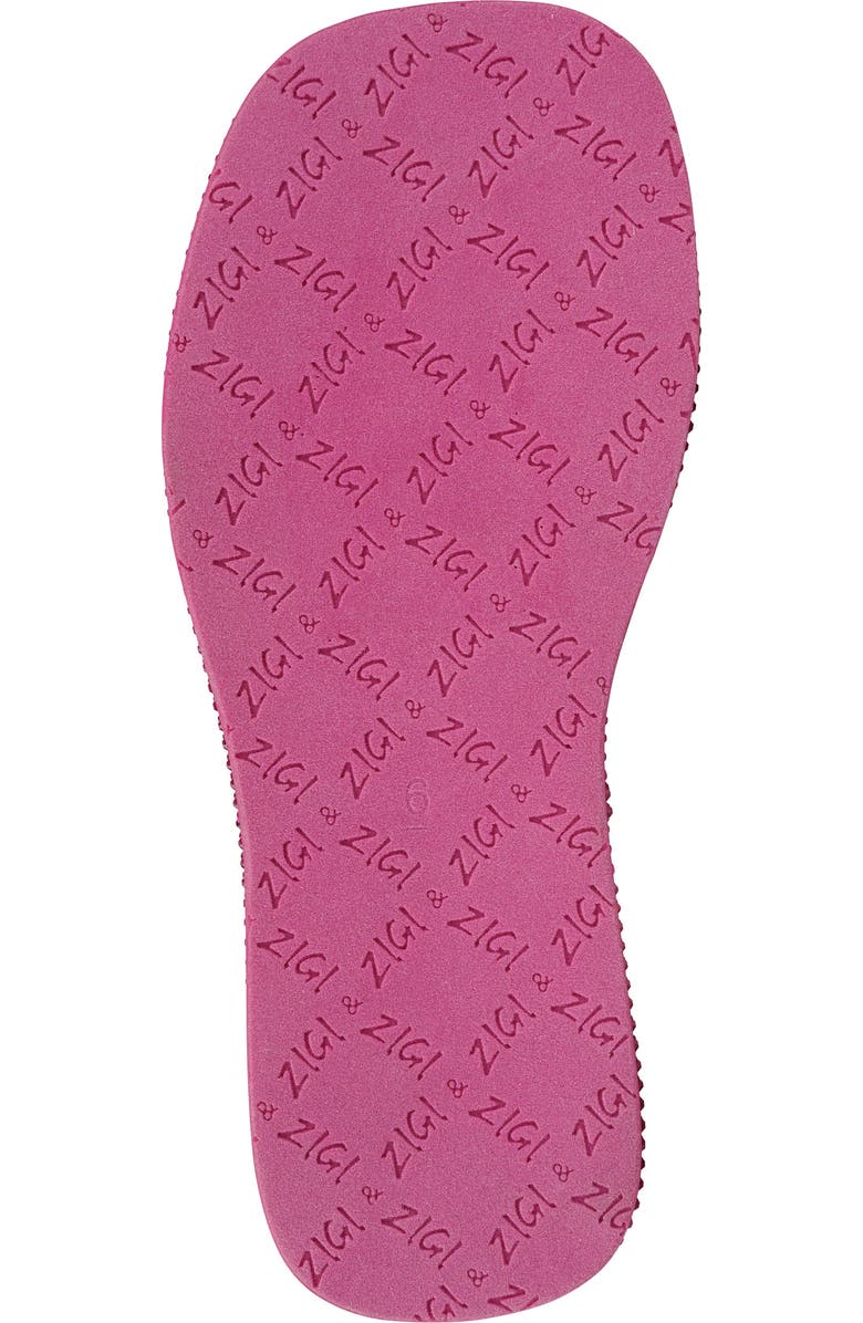 ZIGI Rosmery Platform Flip Flop, Alternate, color, Fuschia Suede