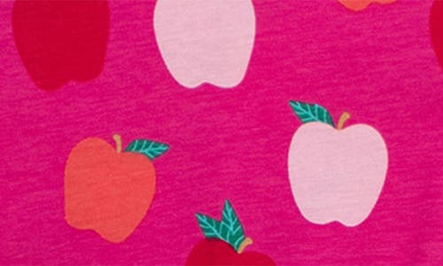 Rufflebutts Apple Of My Eye Ruffle Cotton Bubble Romper In Pink