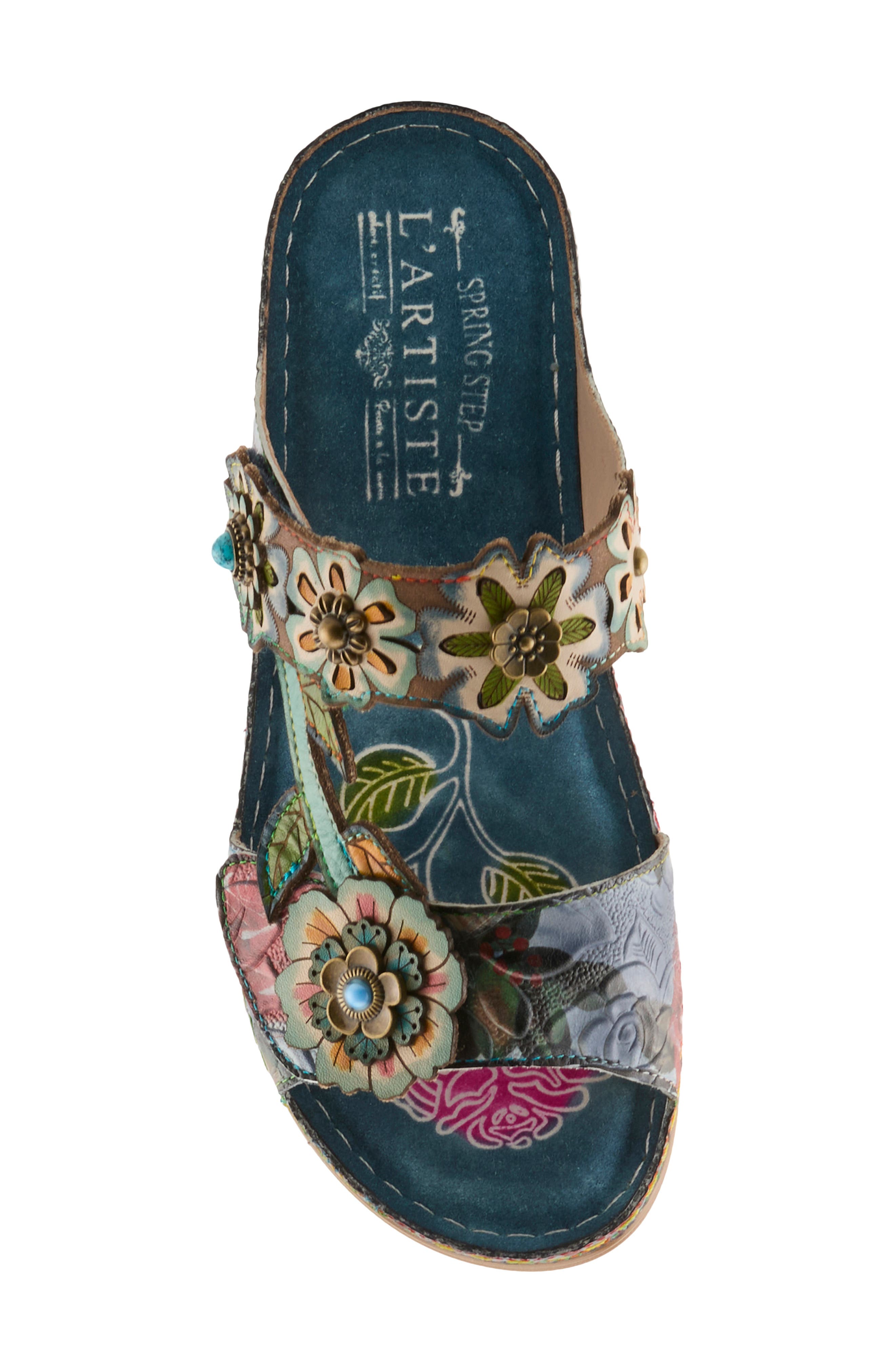 L'Artiste by Spring Step Feels Great Sandal, Alternate, color, Blue Multi