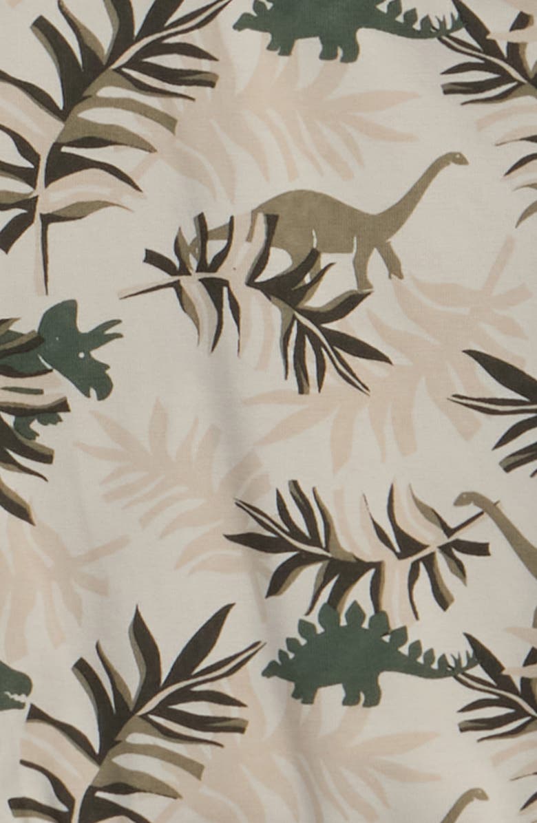 TINY TRIBE Dino Park Bodysuit, Alternate, color, Grey Multi