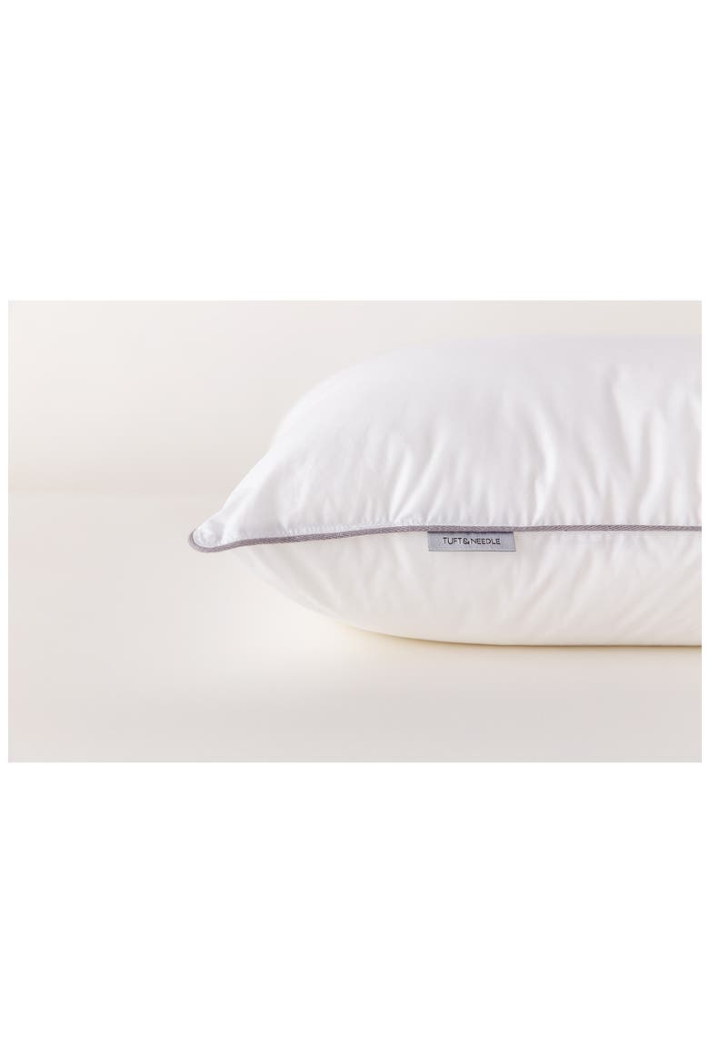 Set of 2 Down Alternative Pillows, Alternate, color, WHITE