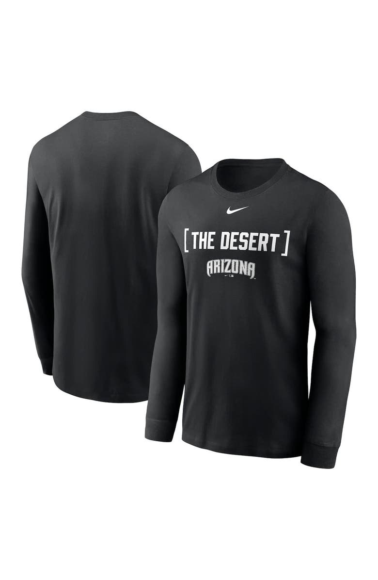Nike Men's Nike Black Arizona Diamondbacks Local Nickname Long Sleeve T-Shirt, Alternate, color, Black