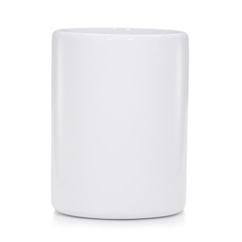 Domus White Gloss Waste Basket