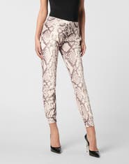 PHILIPP PLEIN Jogging Pants All-Over Python Women
