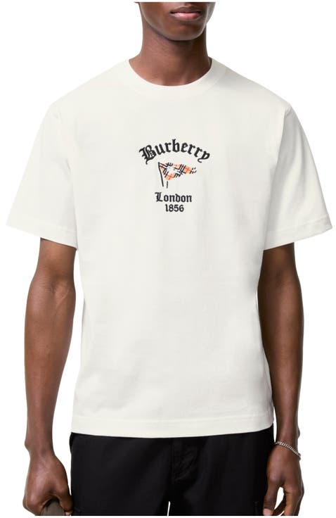 Check Flag Cotton T-shirt