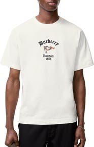 Burberry Check Flag Cotton T-shirt