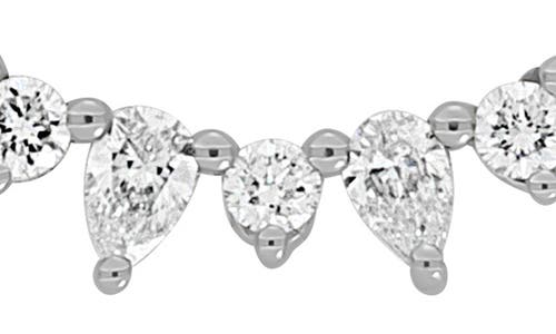 Bony Levy Maya Diamond Curved Bar Pendant Necklace In Silver