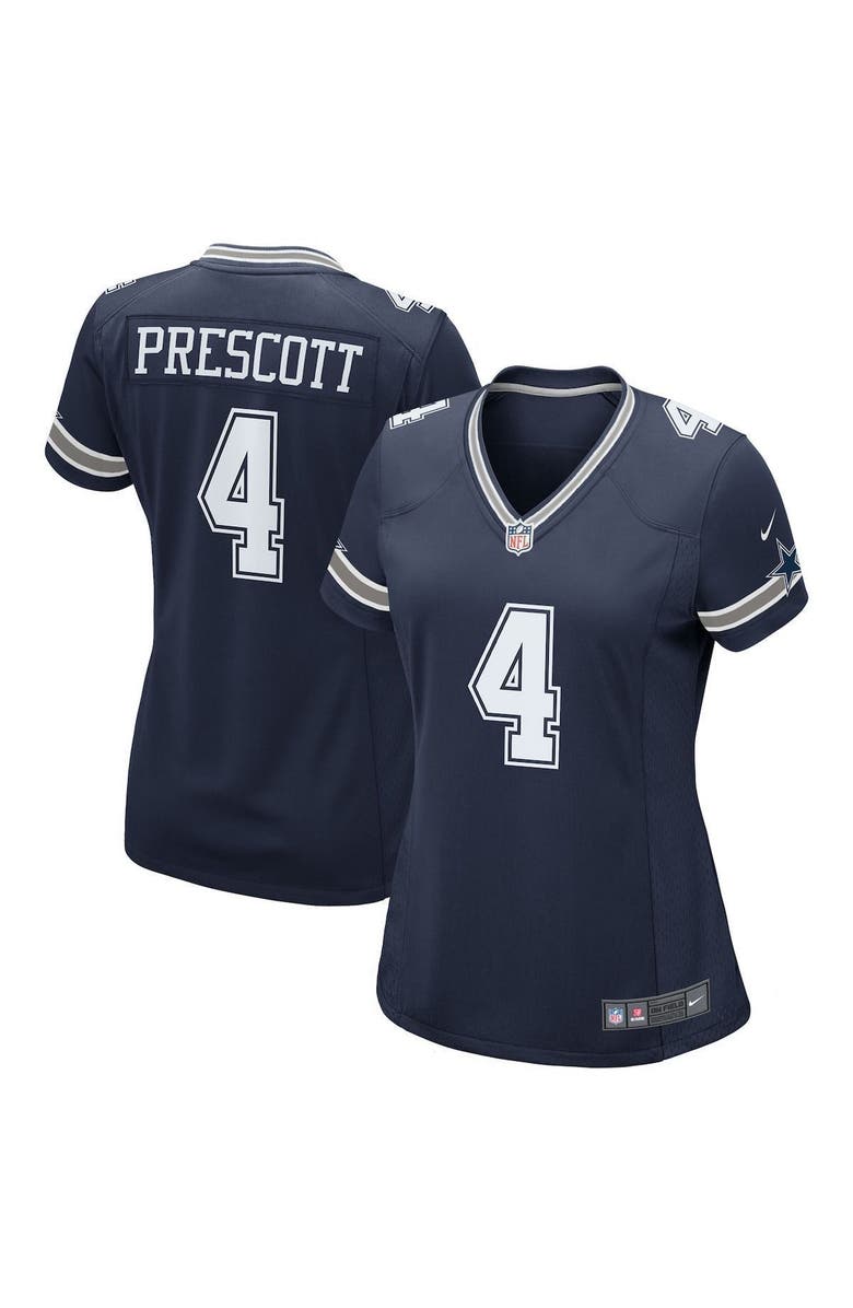 Nike Women's Nike Dak Prescott Navy Dallas Cowboys Game Team Jersey, Main, color, Navy
