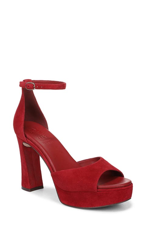 Delphie Ankle Strap Platform Sandal (Women)