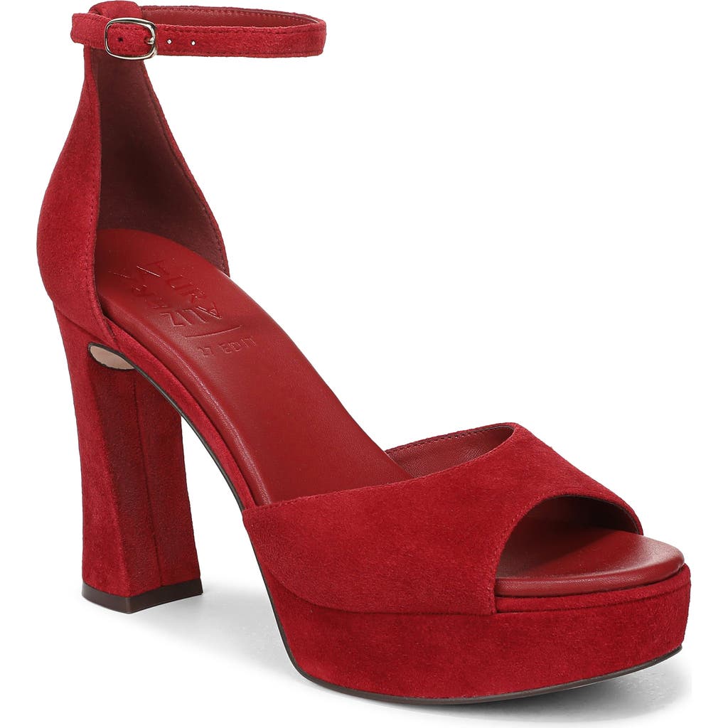 27 Edit Naturalizer Delphie Ankle Strap Platform Sandal In Red