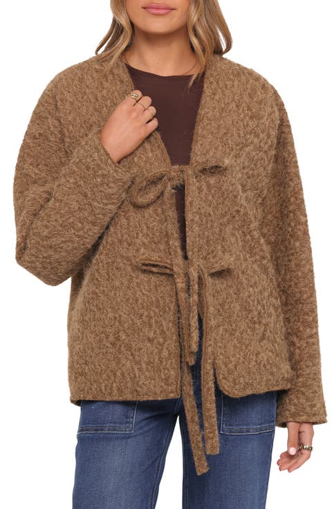 Kimmy Bow Oversize Cardigan