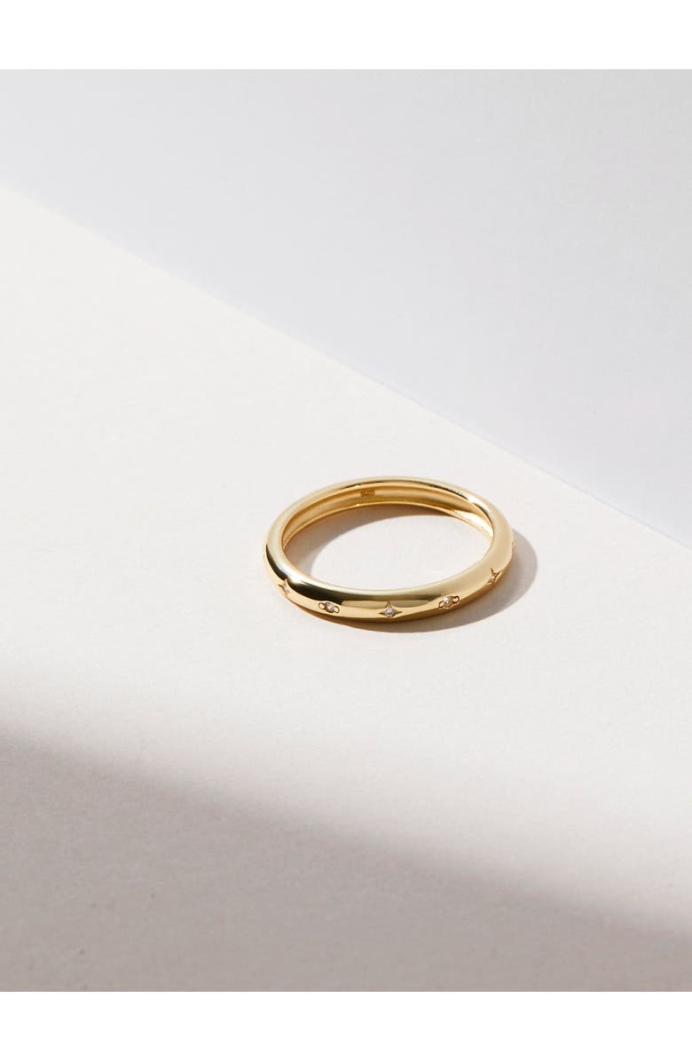 Ana Luisa Celestial Band Ring - Capella, Alternate, color, Gold
