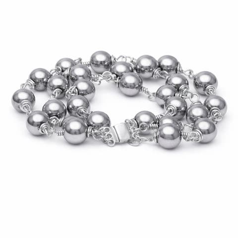 La Princesa Silver Hematite Silver Wire Wrapped