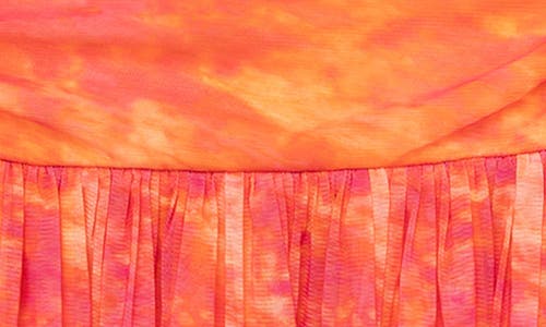 Shop Peek Aren't You Curious Kids' Tie Dye Dress In Orange Multi