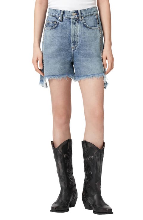 Frankie Stud Cutoff Denim Shorts