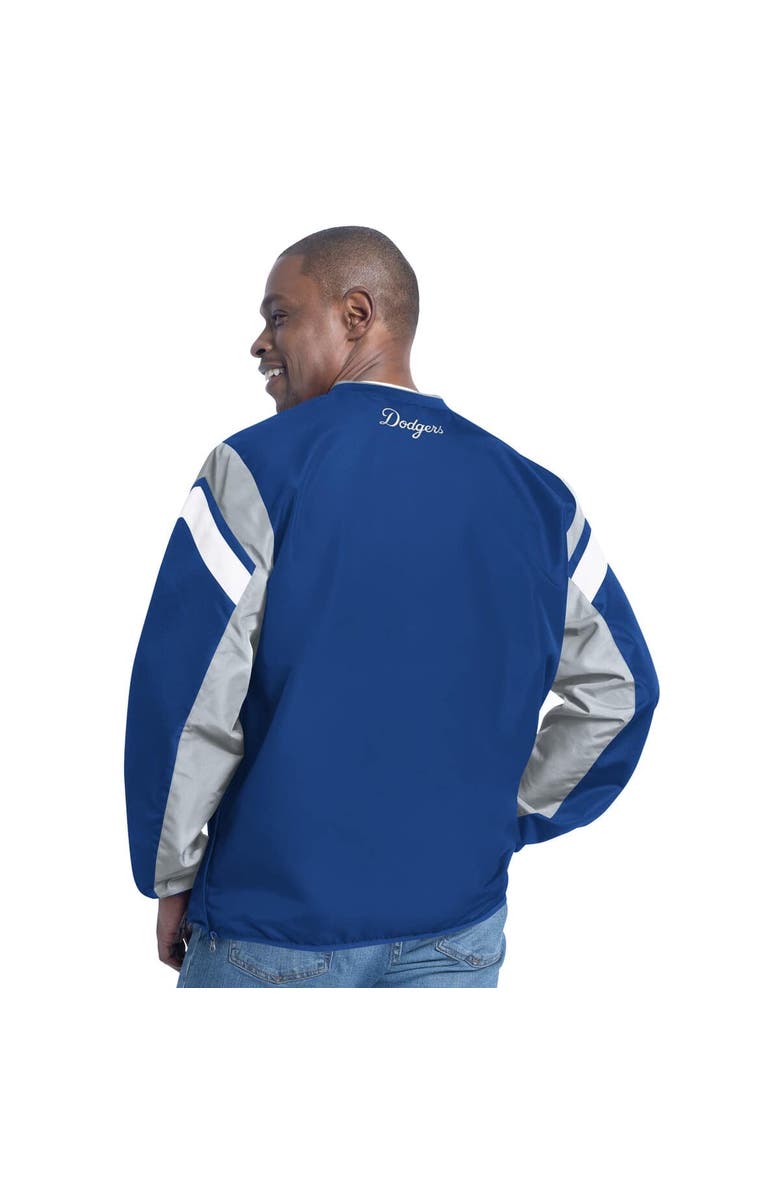 G-III SPORTS BY CARL BANKS Men's G-III Sports by Carl Banks Royal Los Angeles Dodgers Double Coverage V-Neck Pullover, Alternate, color,