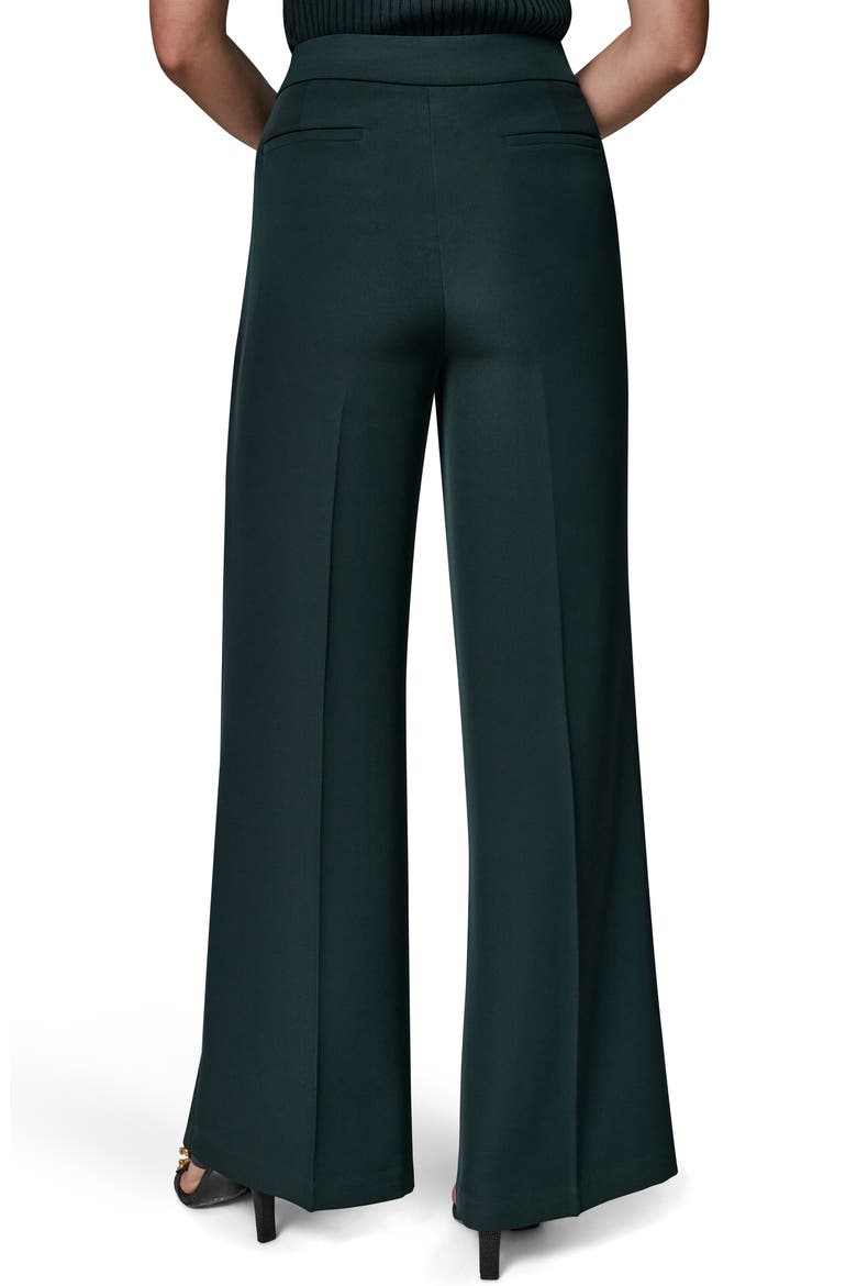 High Waist Wide Leg Pants, Alternate, color, BLK FOREST