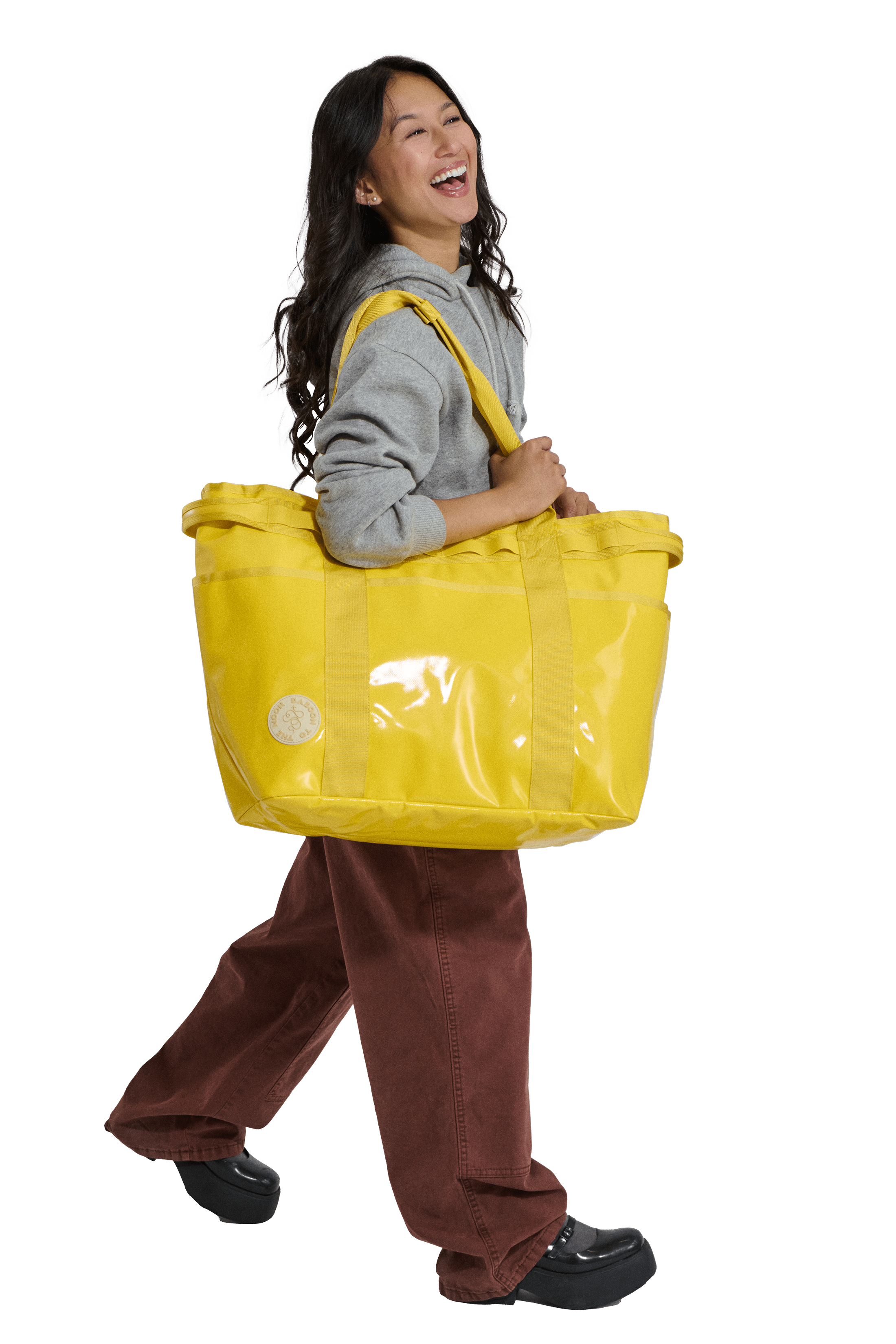 Baboon to the Moon Go-Tote Mega 40L, Alternate, color, Amber