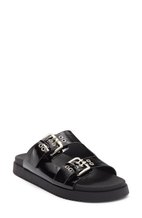 Lyon Buckle Slide Sandal (Women)