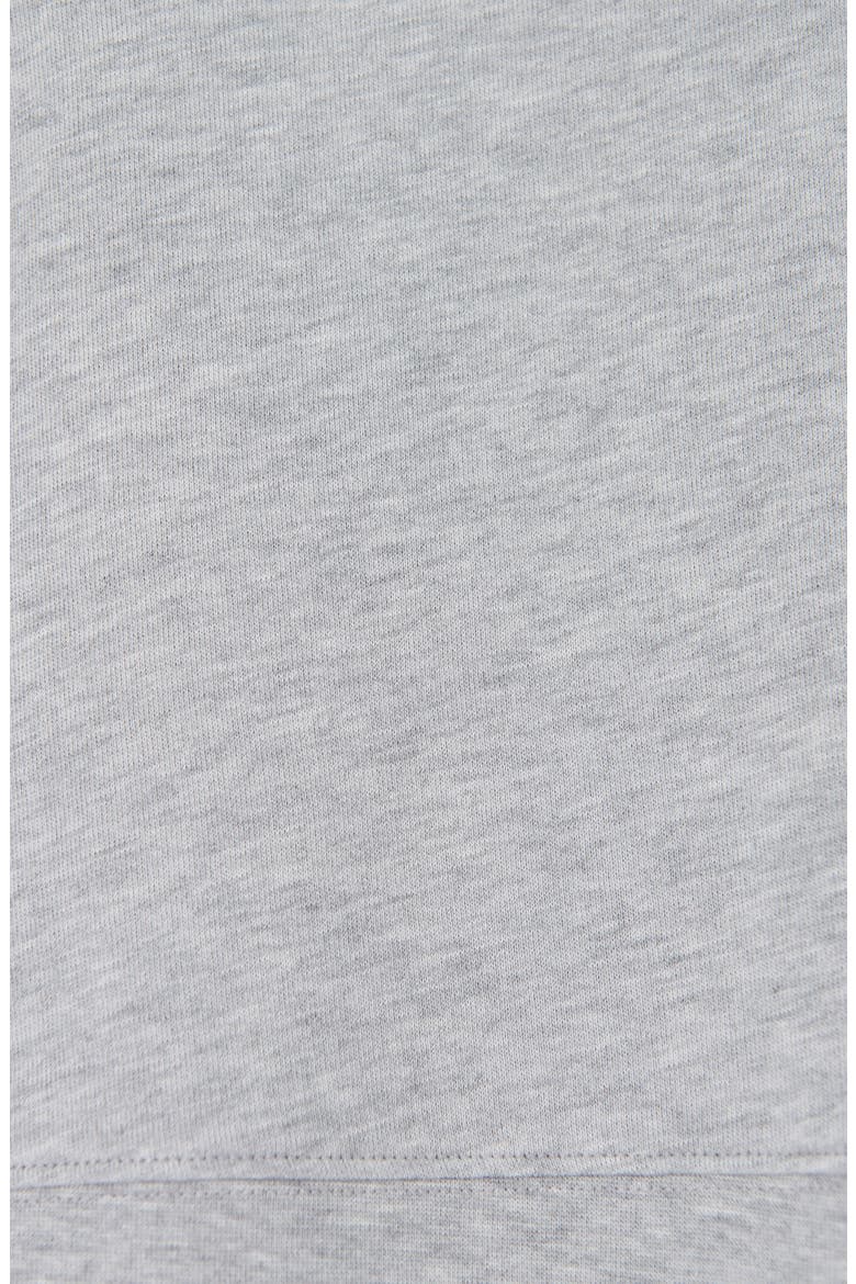 After Class Cotton Turtleneck Crop Sweatshirt, Alternate, color, LIGHT GREY MARL