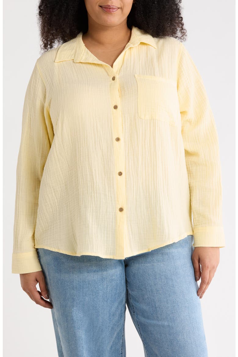 Amada Shirt, Main, color, PALE BANANA