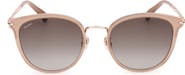 Max Mara 55mm Round Sunglasses