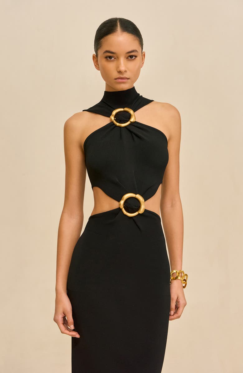 Cult Gaia Ambar Cutout Sleeveless Dress, Alternate, color,