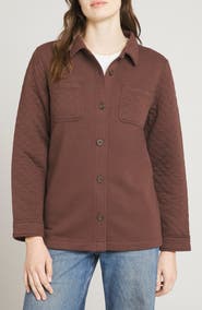 Lands' End Quilted Button Down Shirt