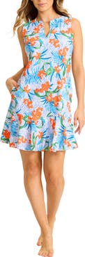 Tommy Bahama Goa Tropical Print Cover-Up Dress