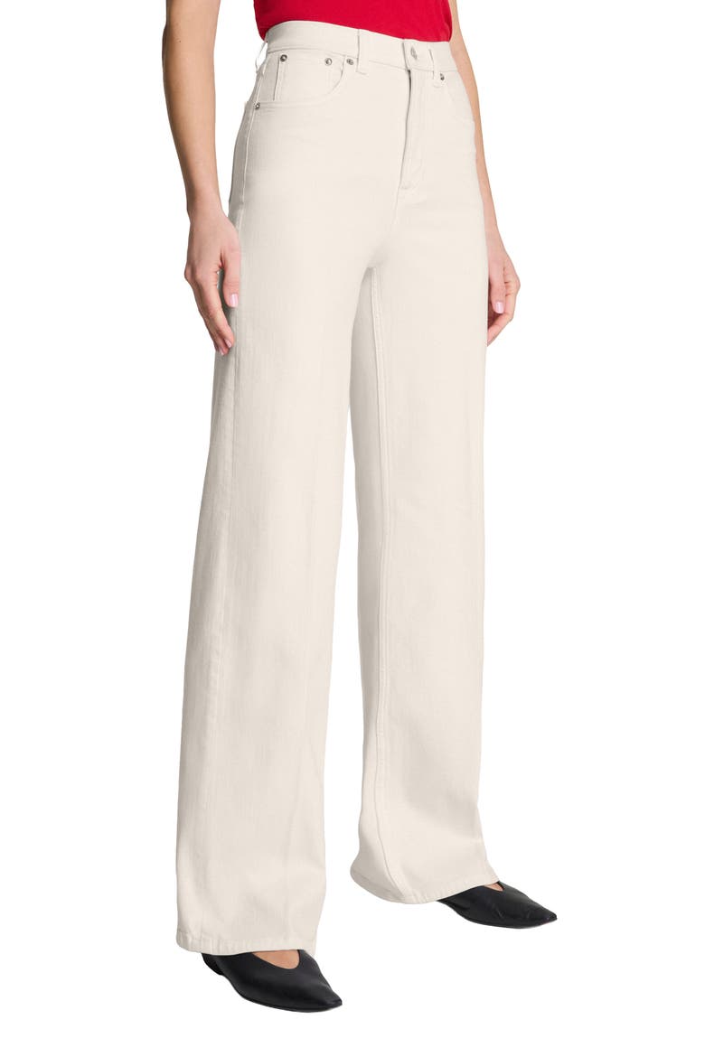 SPANXshape™ Authentic 360 High Waist Wide Leg Jeans, Alternate, color, ALABASTER
