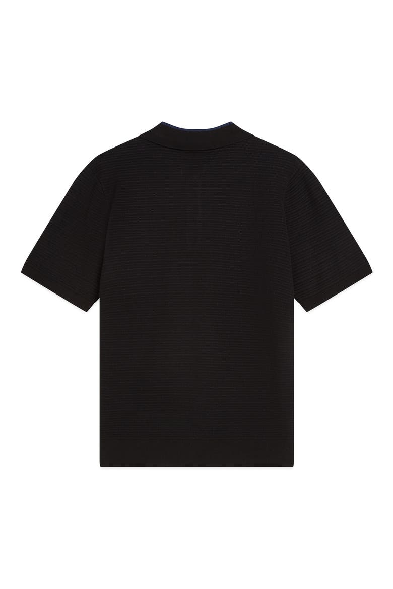 Structured Cotton Polo, Alternate, color, METEORITE